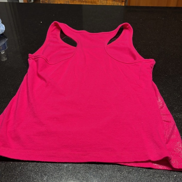Hot pink tank top by Lovejoy looks like litter on the front - Picture 4 of 4